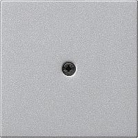 Лицевая панель Gira System55 для ввода кабеля алюминий картинка